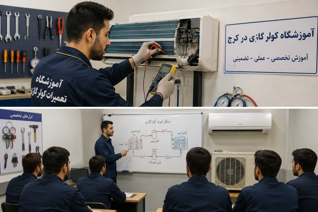آموزشگاه کولر گازی در کرج
